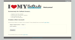 Desktop Screenshot of ilovemysoftub.com